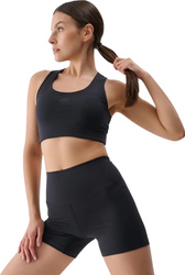 Legginsy damskie krótkie 4F FNK F021 głęboka czerń 4FRSS25TFSTF021 20S