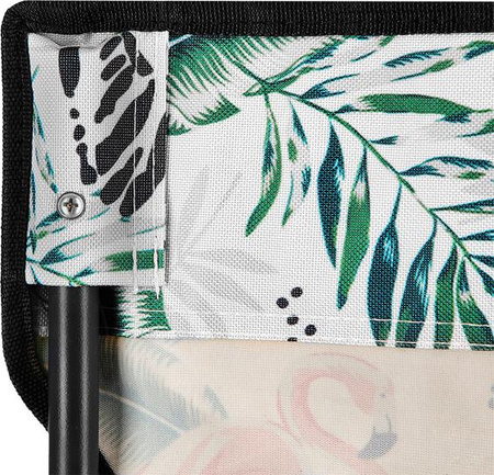 Krzesło fotel turystyczne składane Nils camp NC1625 flaming 80x80x47cm