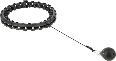 Hula hop z wypustkami i obciążnikiem HMS hhw01 czarne