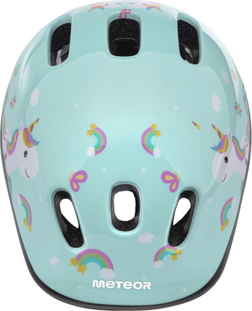 Kask rowerowy Meteor KS06 Pony XS 44-48 cm miętowy 17436