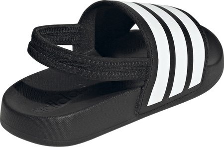 Klapki dla dzieci adidas Adilette Estrap czarne JR5328