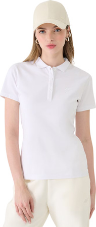 Koszulka damska polo 4F F514 biała 4FWMM00TPTSF514 10S