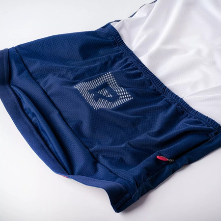 Damska koszulka rowerowa Radvik Echo LDS biało-granatowa rozmiar XS