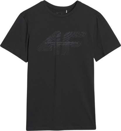 Koszulka męska 4F M2004 czarna 4FWSS25TTSHM2004 20S