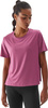 Koszulka damska 4F F1012 ciemny róż 4FWAW24TFTSF1012 53S