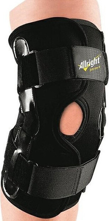 Stabilizator orteza na kolano z metalową szyną Allright