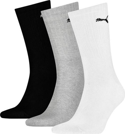 Skarpety Puma Sport 3 pack białe, czarne, szare 880355 10