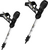 Kijki trekkingowe Nils Aluminiowe TK8602 regulowane 65-135cm