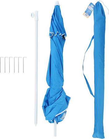 Parasol plażowy ogrodowy Nils Camp NC7822 duży niebieski