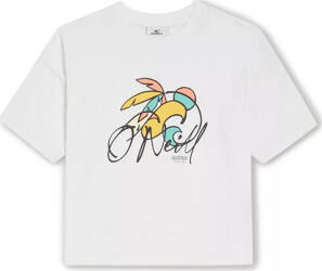 Dziecięca koszulka z krótkim rękawem O'neill ADDY GRAPHIC T-SHIRT snow white rozmiar 164