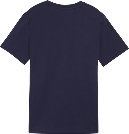 Koszulka dla dzieci Puma Team Goal Casuals Tee granatowa 658616 06
