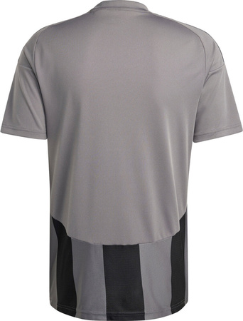 Koszulka męska adidas Striped 24 Jersey szaro-czarna IW2145