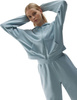 Bluza damska 4F F1002 niebieska 4FWSS24TSWSF1002 34S