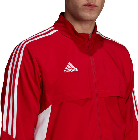 Bluza męska adidas Condivo 22 Presentation czerwona HA6238