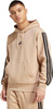 Bluza męska adidas Essentials 3-Stripes Fleece Hoodie beżowa JX0695