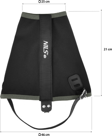 Stuptuty biegowe ochraniacze na buty Nils Camp NC17113 czarne