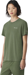 Koszulka damska Champion SS Tee zielona 118091 GS136