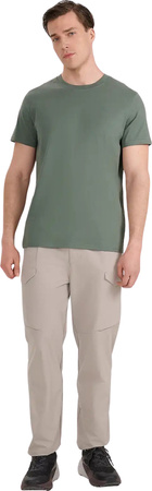 Koszulka męska 4F M2441 zielona 4FWAW25TTSHM2441 41S