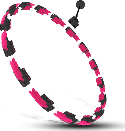 Zestaw hula hop magnetyczny z licznikiem HMS