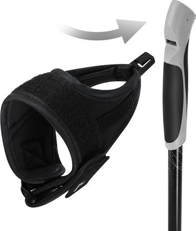 Kijki kije regulowane nordic walking aluminium Nils NW8612
