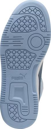 Buty dla dzieci Puma Rebound V6 Mid biało-niebieskie 393831 32
