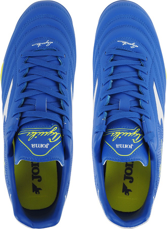 Buty piłkarskie Joma Aguila 2504 Turf niebiesko-żółte AGUW2504TF