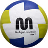 Piłka ręczna Meteor Nuage Junior 1 biało-żółto-granatowa 16692