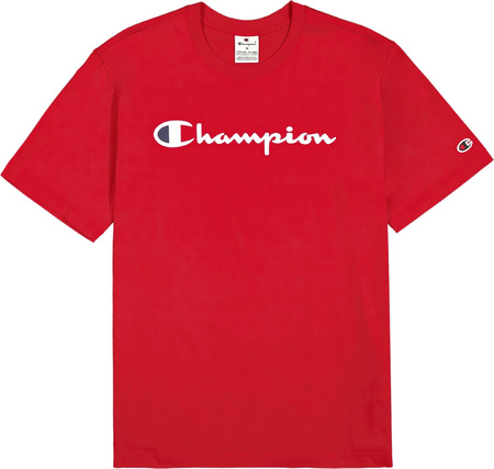 Koszulka męska Champion SS Tee czerwona 220256 RS054
