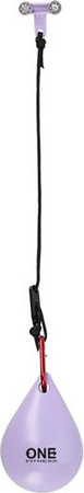 Zestaw hula hop z wypustkami i obciążnikiem One Fitness fioletowe oha02 pas wyszczuplający br160