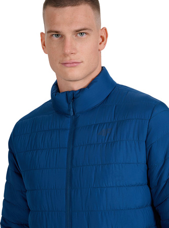 Kurtka męska puchowa 4F M597 niebieska 4FWAW25TDJAM597 30S