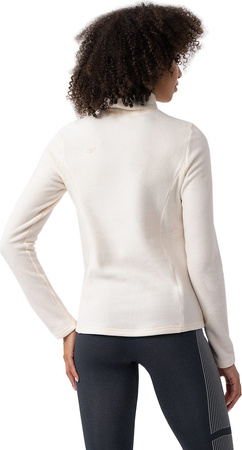 Bluza polarowa damska 4F F031 kremowa 4FAW23UFLEF031 12S
