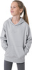 Bluza dla dziewczynki 4F chłodny jasny szary HJZ22 JBLD003 27S
