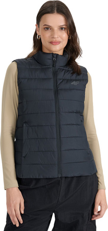 Kamizelka damska 4F F218 czarna 4FWAW25TVJAF218 20S