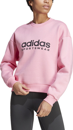Bluza damska adidas ALL SZN Fleece Graphic różowa IC8716