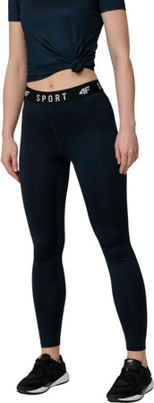 Legginsy funkcyjne damskie 4F granatowe H4Z22 SPDF351 31S