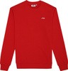 Bluza męska Fila Leverano Regular Crew Sweat czerwona FAM0876 30002