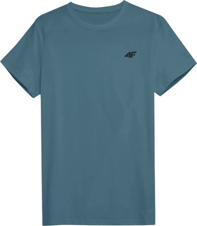 Koszulka męska 4F M3094 3pak beżowa, niebieska, turkusowa 4FWSS25TTSHM3094 91S