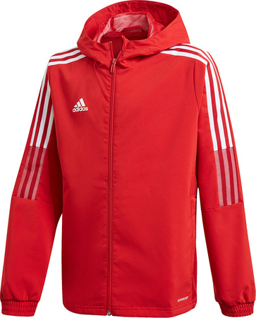 Kurtka dla dzieci adidas Tiro 21 Windbreaker czerwona GP4976
