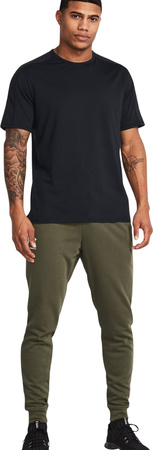 Spodnie męskie Under Armour Rival Terry Jogger khaki 1380843 390