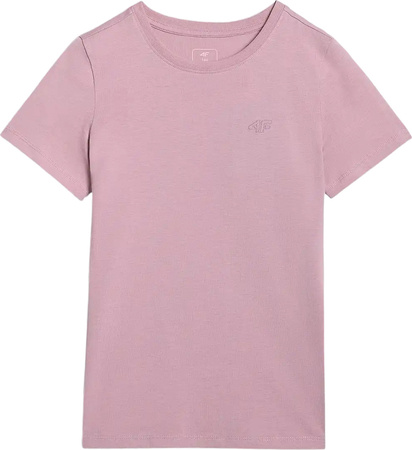 Koszulka dla dziewczynki 4F F2397 jasny róż 4FJWAW25TTSHF2397 56S