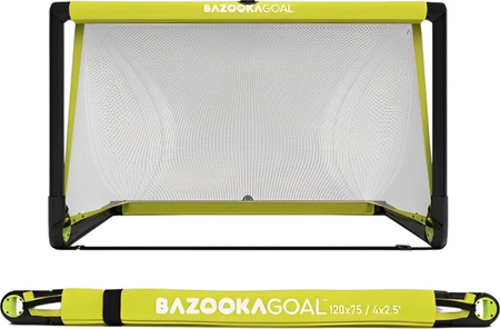 Bramka do piłki nożnej Bazooka 120x75 żółta 06203