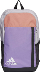 Plecak sportowy szkolny miejski adidas Motion Badge of Sport fioletowo-pomarańczowy IK6889