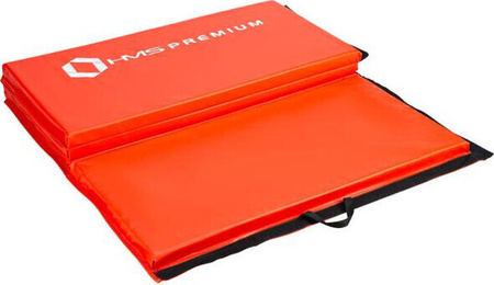 Materac gimnastyczny składany HMS Premium MGS01 2400x1200 mm czerwony