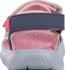Sandały trekkingowe turystyczne dla dzieci Kappa Kana MF różowo-szare 260886MFK 6117