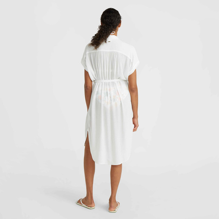 Damska Sukienka Cali Beach Shirt Dress snow white rozmiar M