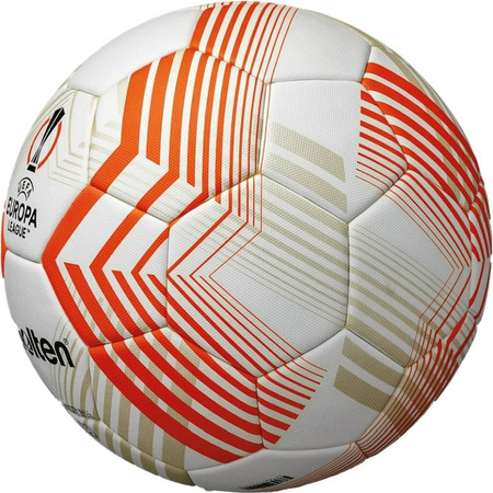 Piłka nożna Molten Fifa Official UEFA Europa League Acentec biało-pomarańczowa F5U5000-23