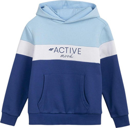 Bluza dla dziewczynki 4F niebieska HJL22 JBLD002 33S