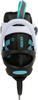 Łyżwy damskie Roces ICY 5 czarno-biało-błękitne 450737 001