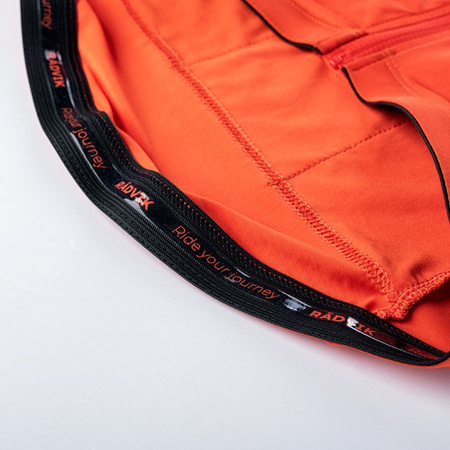 Koszulka rowerowa dziecięca Radvik Bravo Jrb pomarańczowa rozmiar 158