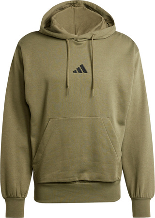 Bluza męska adidas Essentials Feelcozy Fleece oliwkowa JE3799